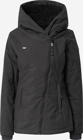 Ragwear Between-Season Jacket 'GORDON' in Black: front