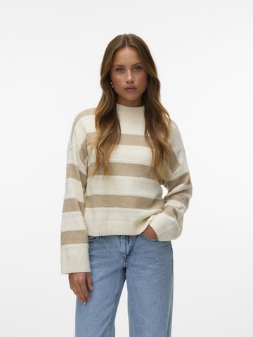 VERO MODA Sweater 'VMInez' in White: front