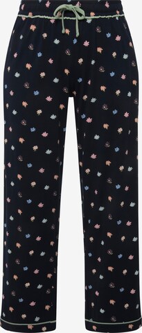 Ulla Popken Pajama Pants in Blue: front