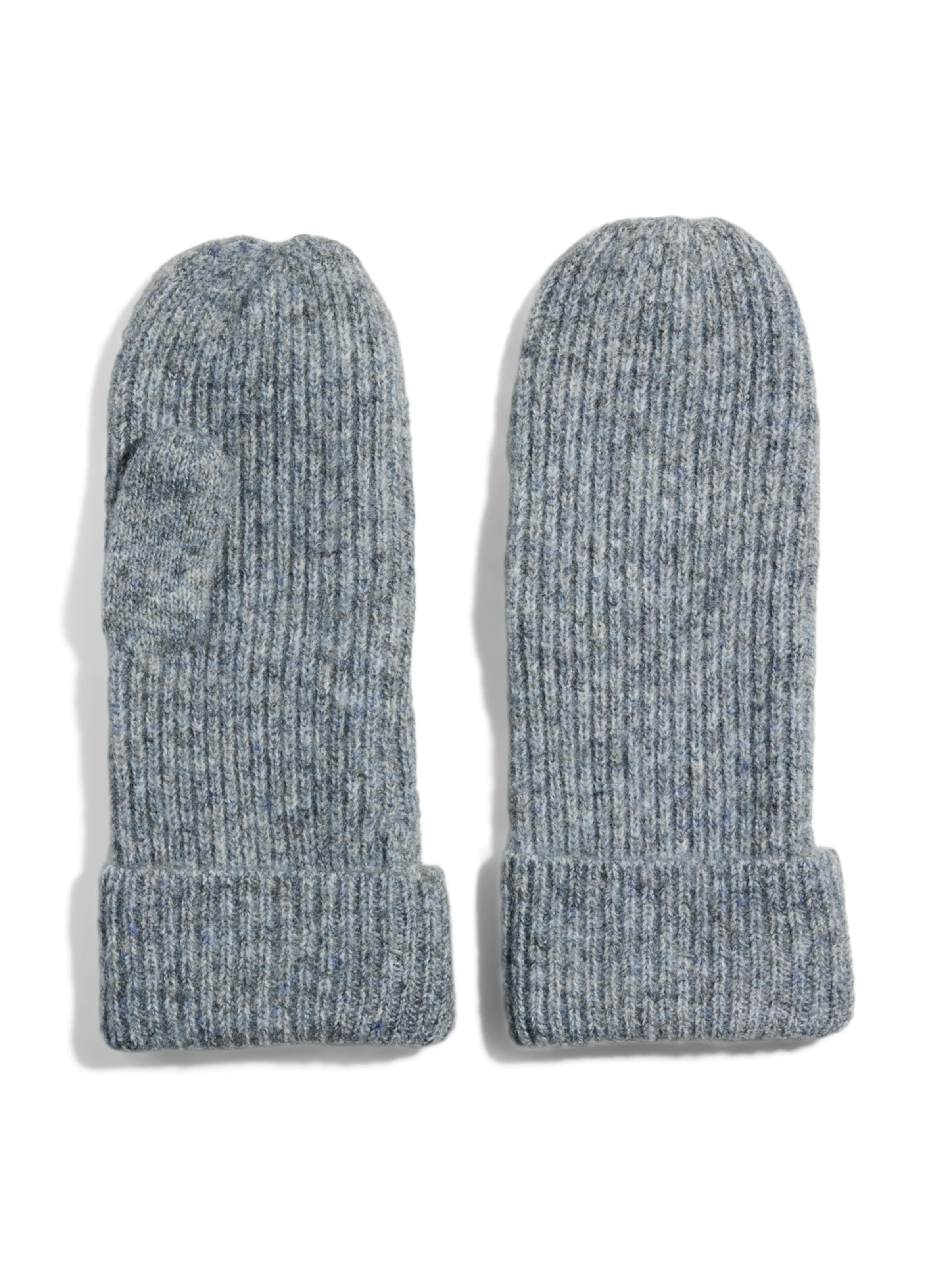 PIECES Palčáky - šedý melír, Produkt