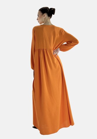 Elara Kleid in Orange