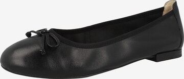 CAPRICE Ballet Flats in Black: front