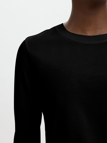 T-shirt 'SLWESSENTIAL' SELECTED en noir
