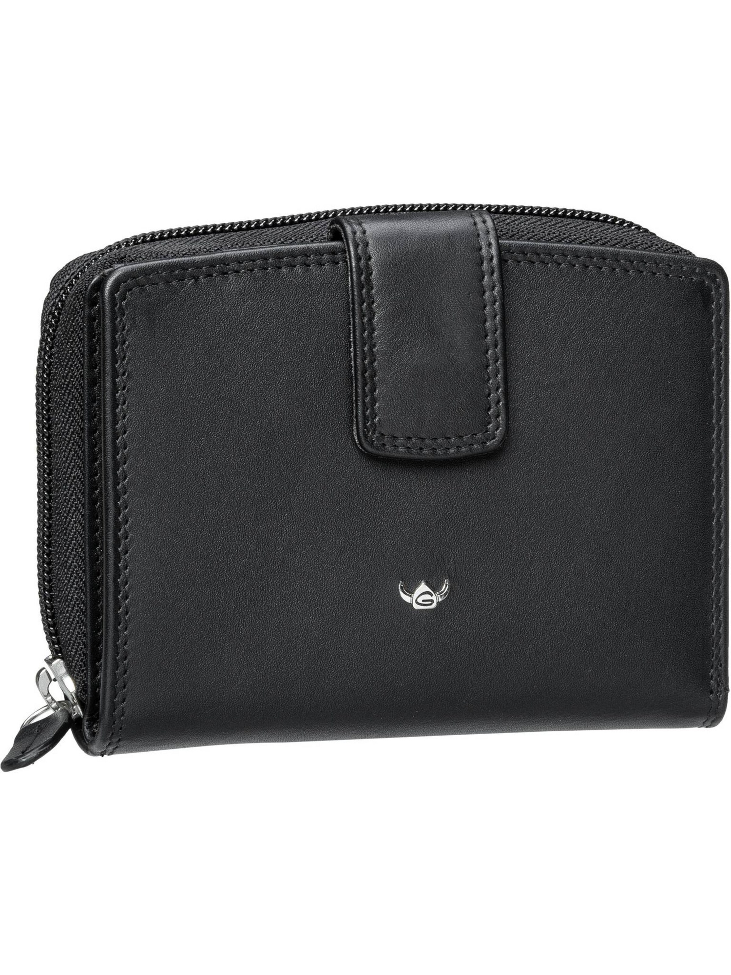 GOLDEN HEAD Portemonnaie 'Polo' in Schwarz