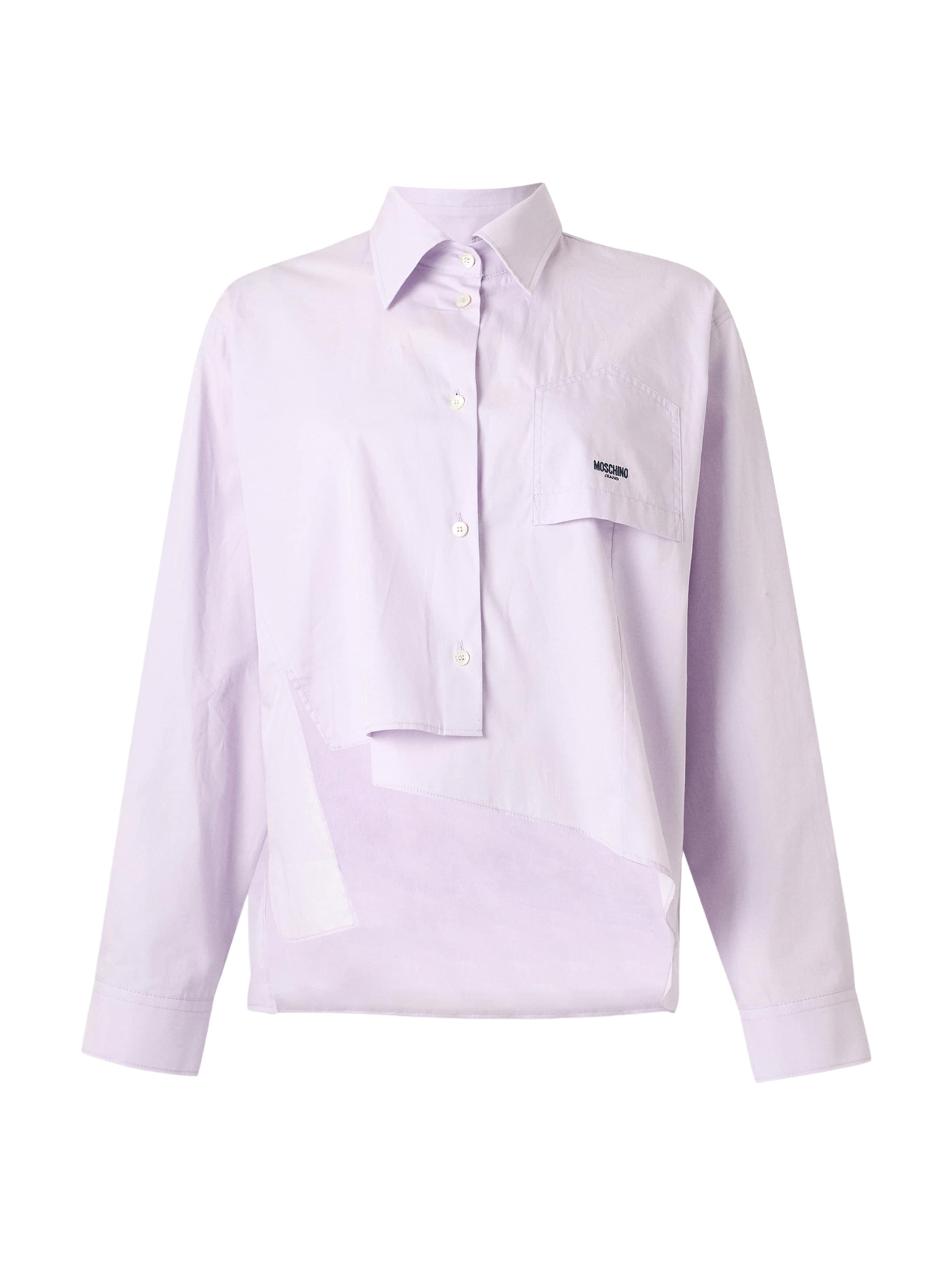 Moschino Jeans Bluse in Lila: Vorderseite