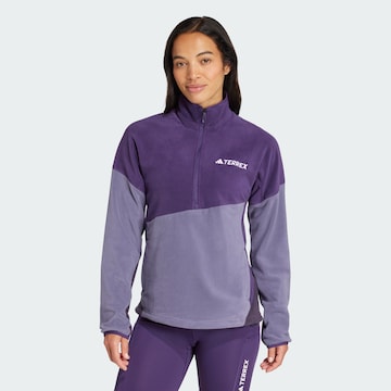 ADIDAS TERREX Sports sweatshirt in Purple: front