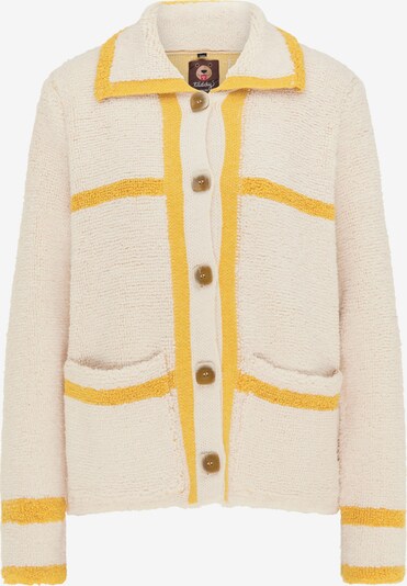 taddy Cardigan en crème / jaune, Vue avec produit