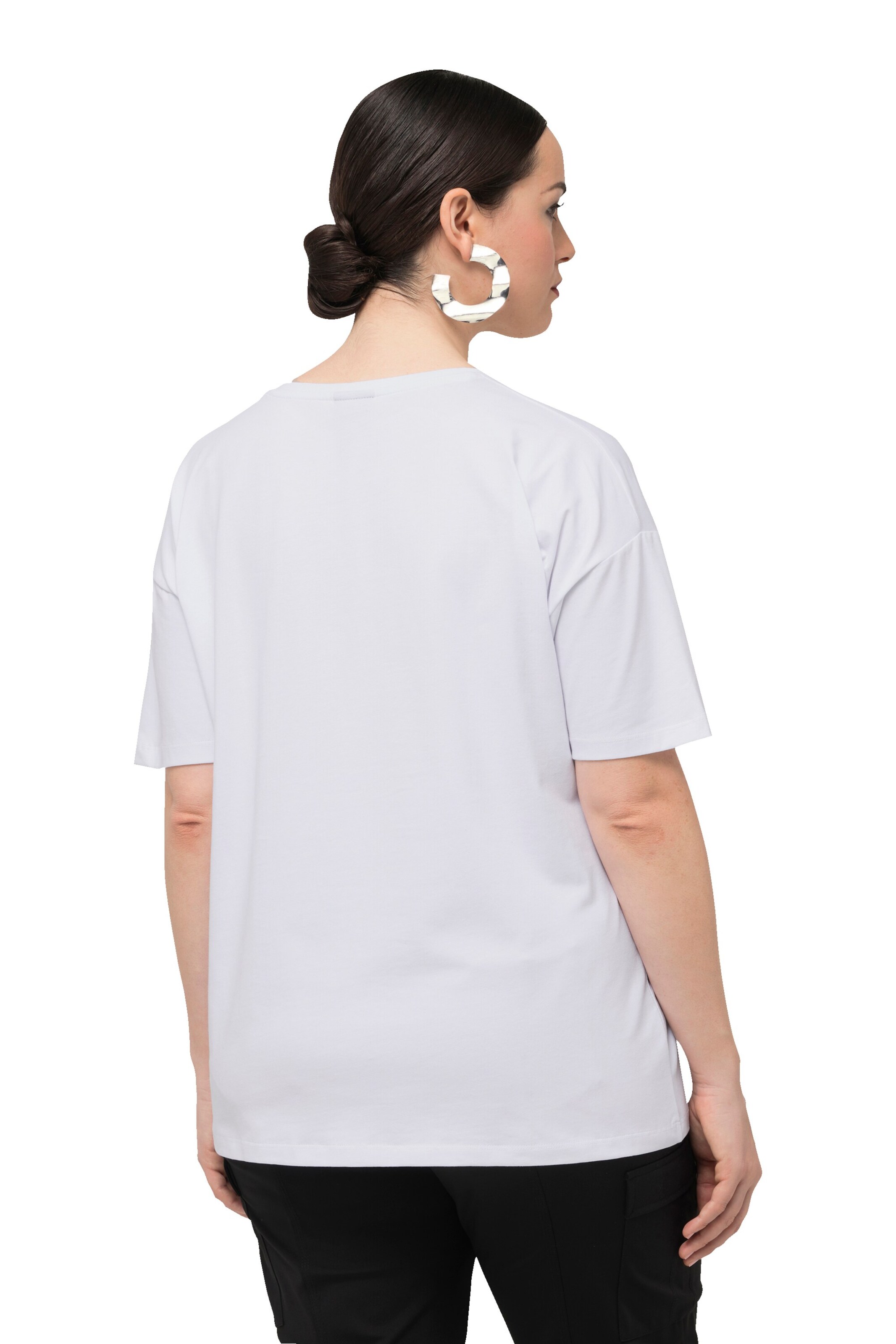 T-shirt Ulla Popken en blanc