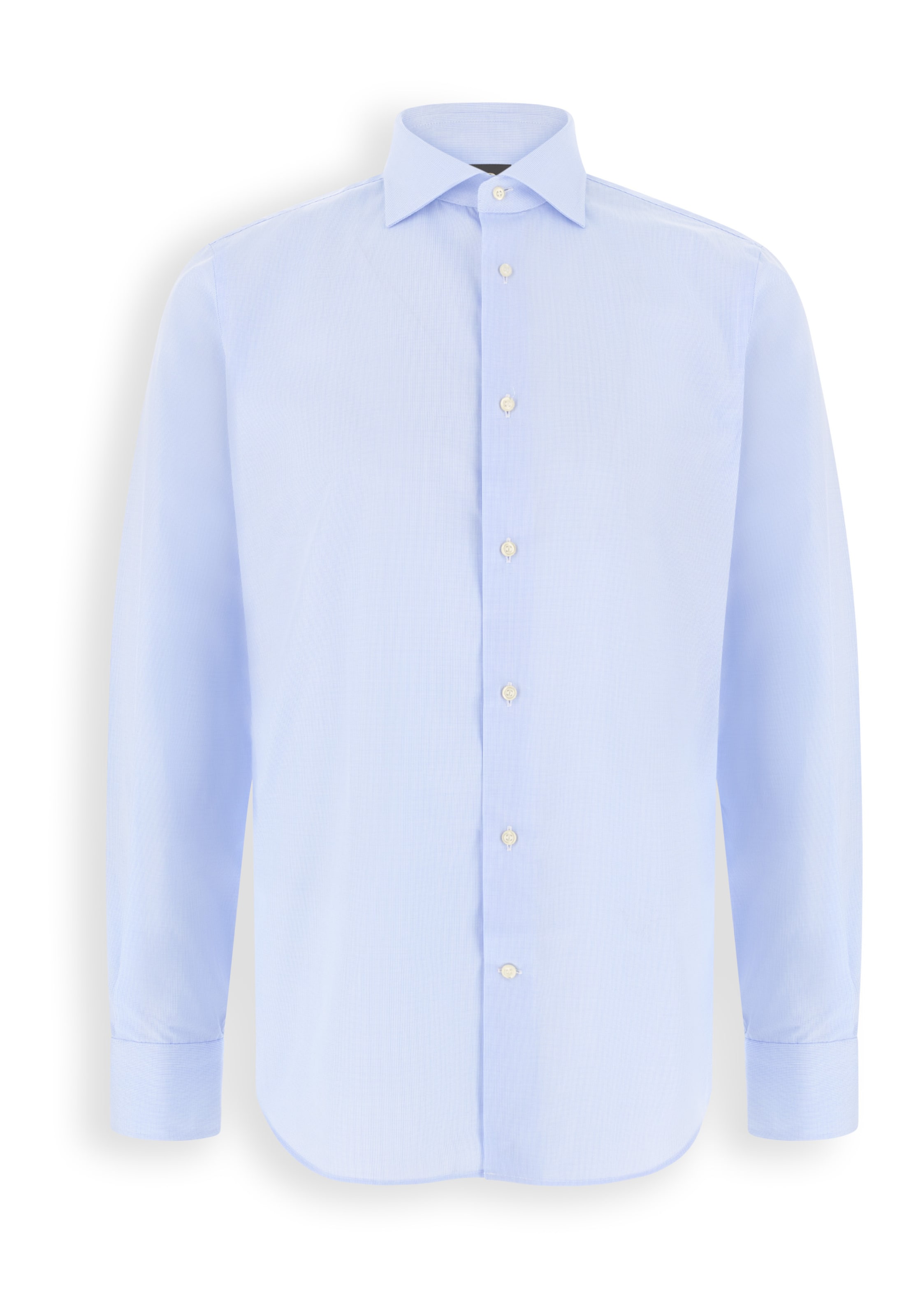 Coupe regular Chemise Boggi Milano en bleu : devant