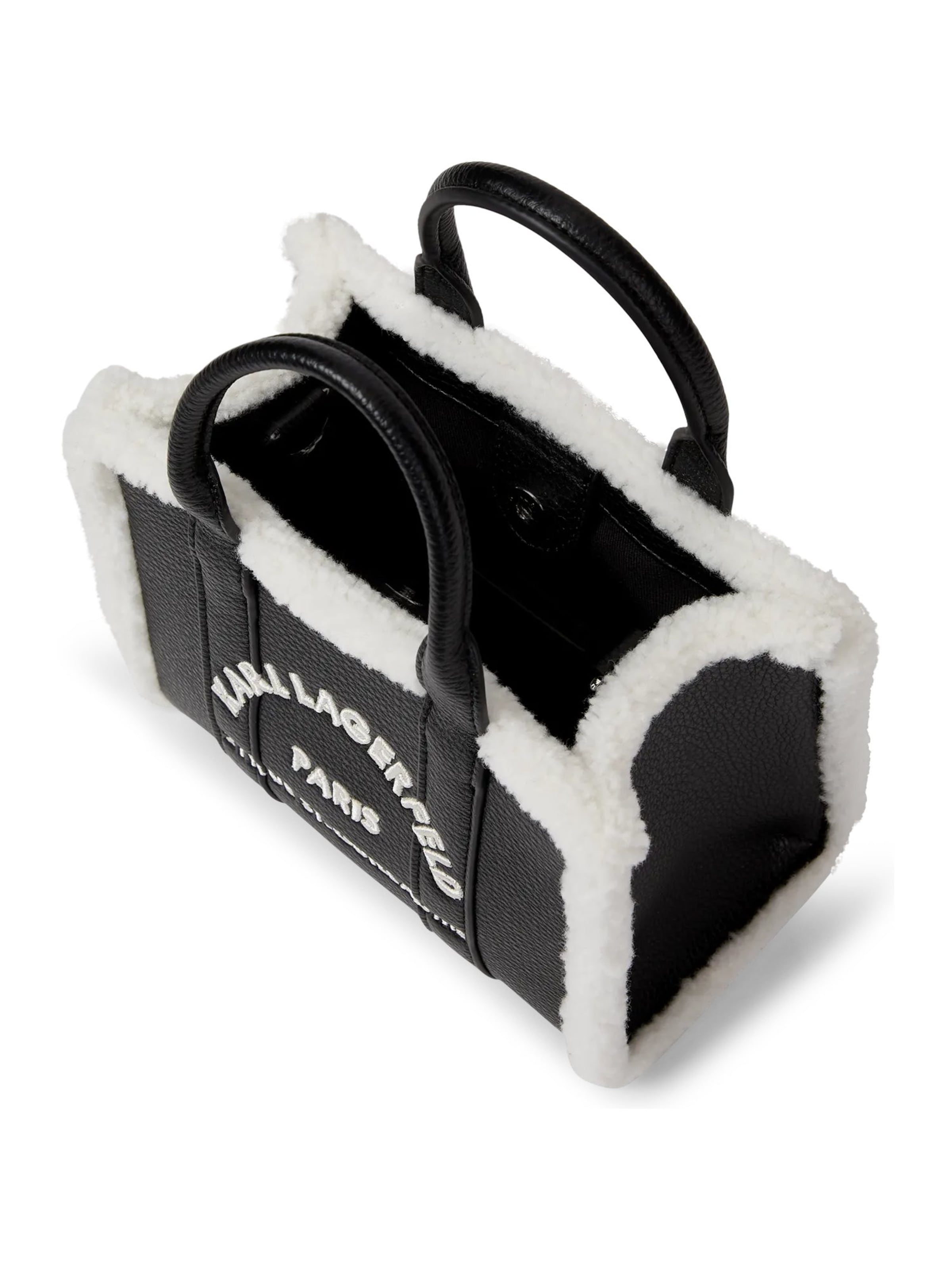 Karl Lagerfeld - Bolso de mano 'Rue St-Guillaume' en negro