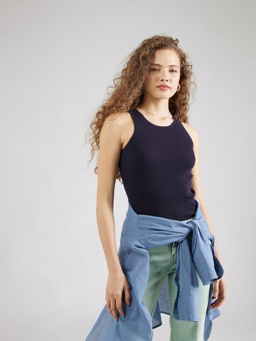 Top in maglia di A-VIEW in blu: frontale