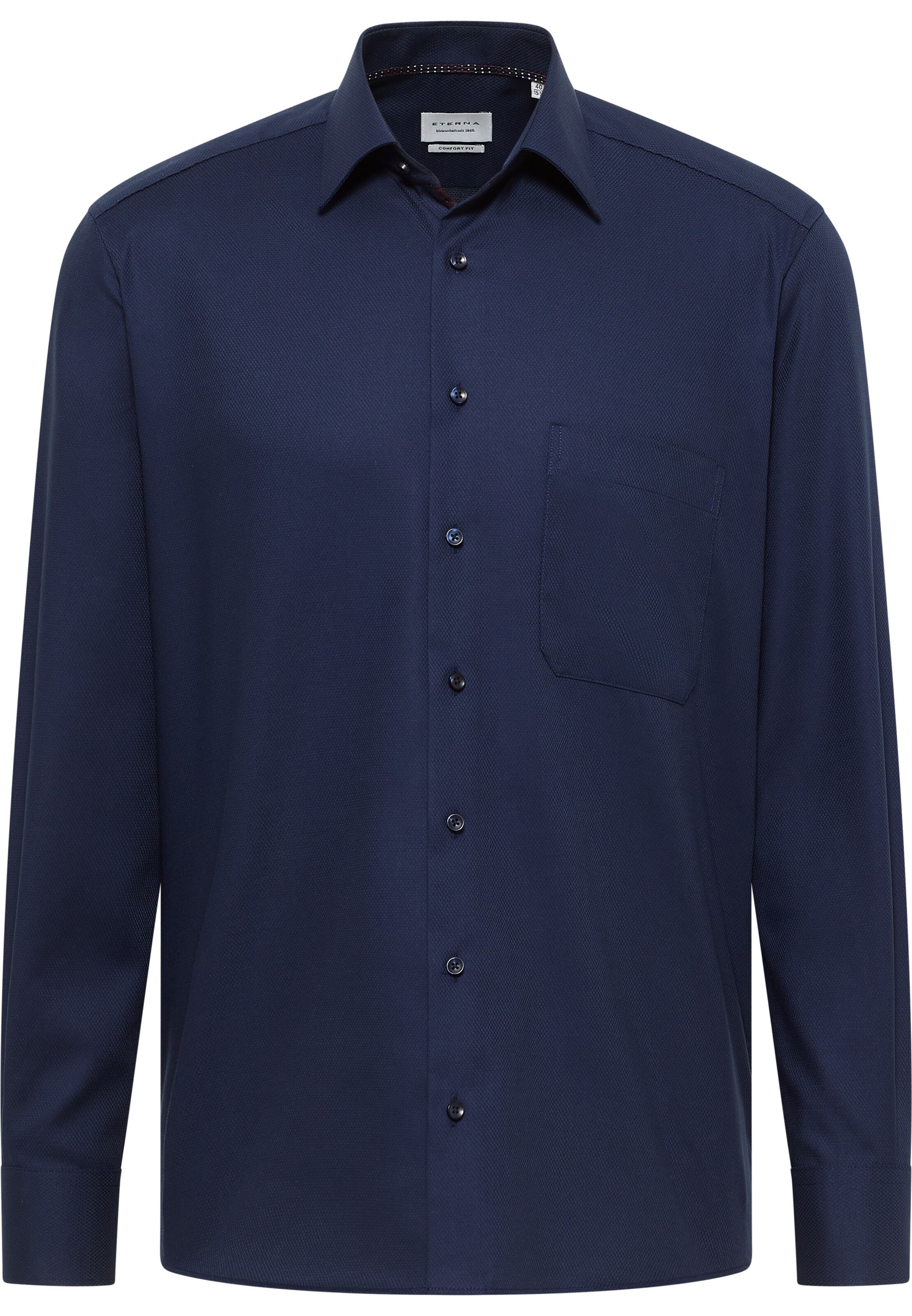 ETERNA Comfort fit Zakelijk overhemd ' COMFORT FIT ' in Blauw: voorkant