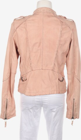 OAKWOOD Lederjacke / Ledermantel L in Pink