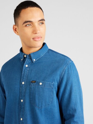 Lee Regular Fit Hemd in Blau