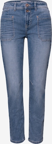 STREET ONETapered Traperice 'Charlie' - plava boja: prednji dio