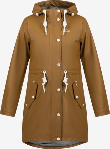 ICEBOUND Raincoat in Brown: front