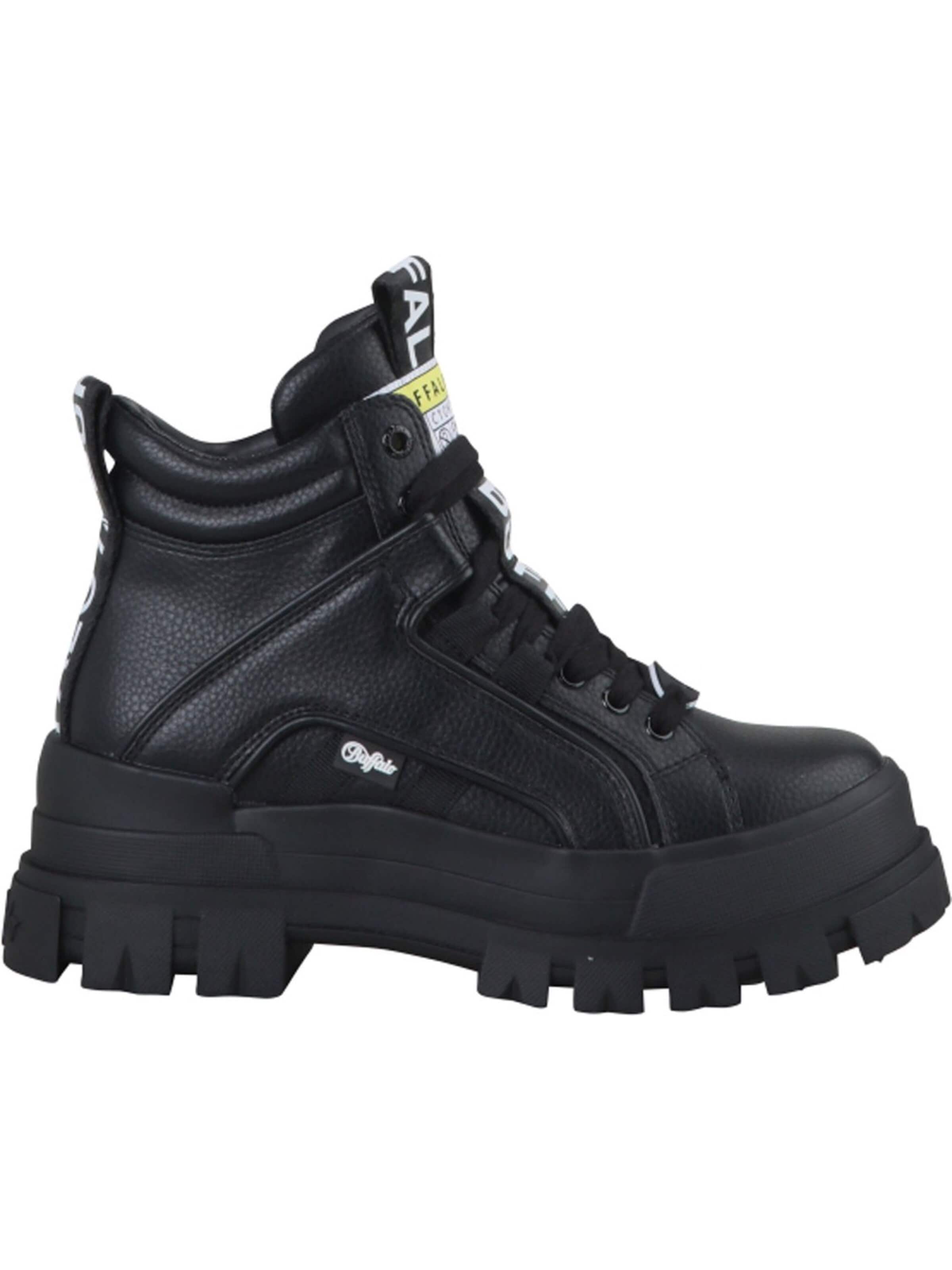 BUFFALO Boots 'Aspha Nc Mid' in Black: front