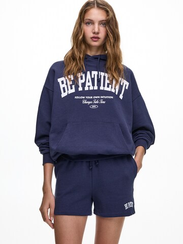 Pull&Bear Sweatshirt in Blauw