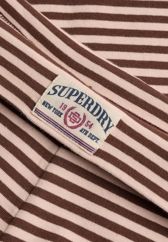 Superdry & Co Regular Hose 'Athletic Essentials' in Braun