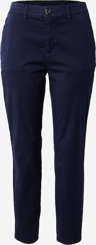 Effilé Pantalon chino s.Oliver en bleu : devant