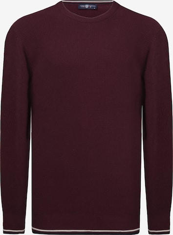 Pull-over Jimmy Sanders en rouge : devant