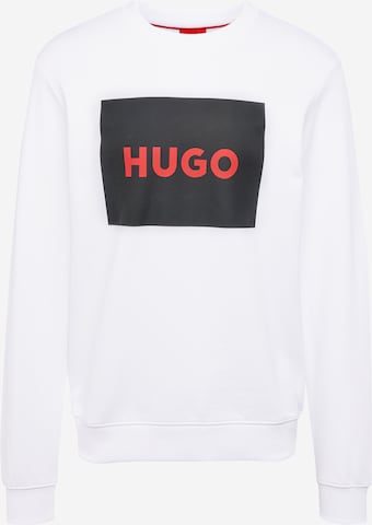 HUGO Red Sweatshirt 'Duragol' in Weiß: predná strana