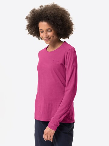 VAUDE Funktionsshirt 'Yaras' in Pink: predná strana