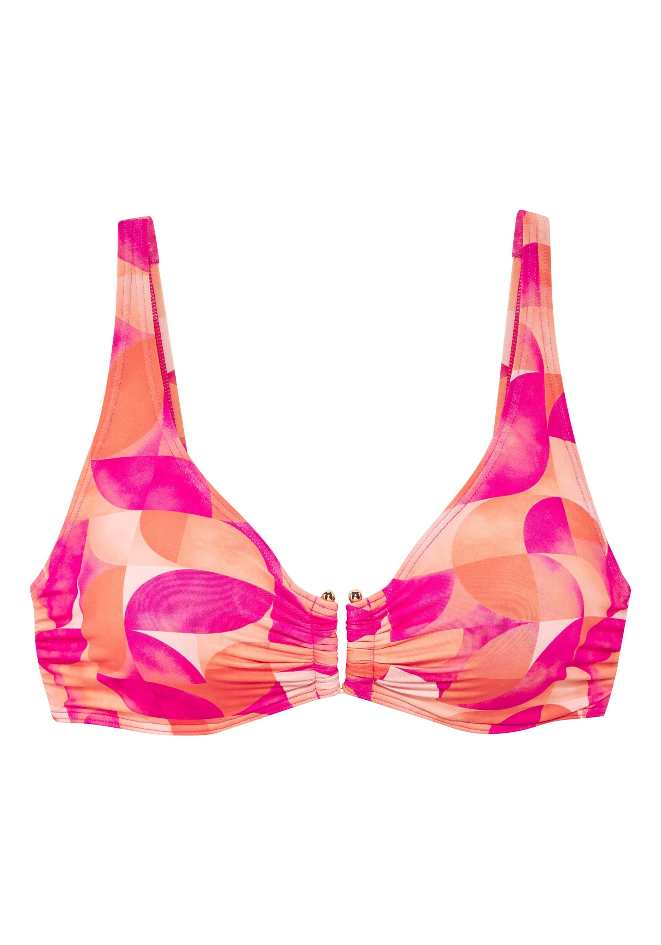 LASCANA Bustier Bikinitop in Pink: Vorderseite