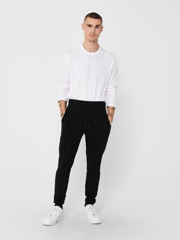 Only & Sons Tapered Hose 'Ceres' in Schwarz