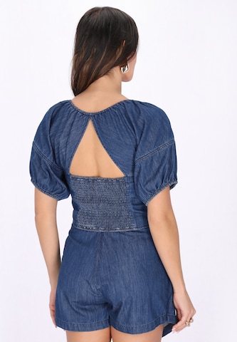 faina Bluse in Blau