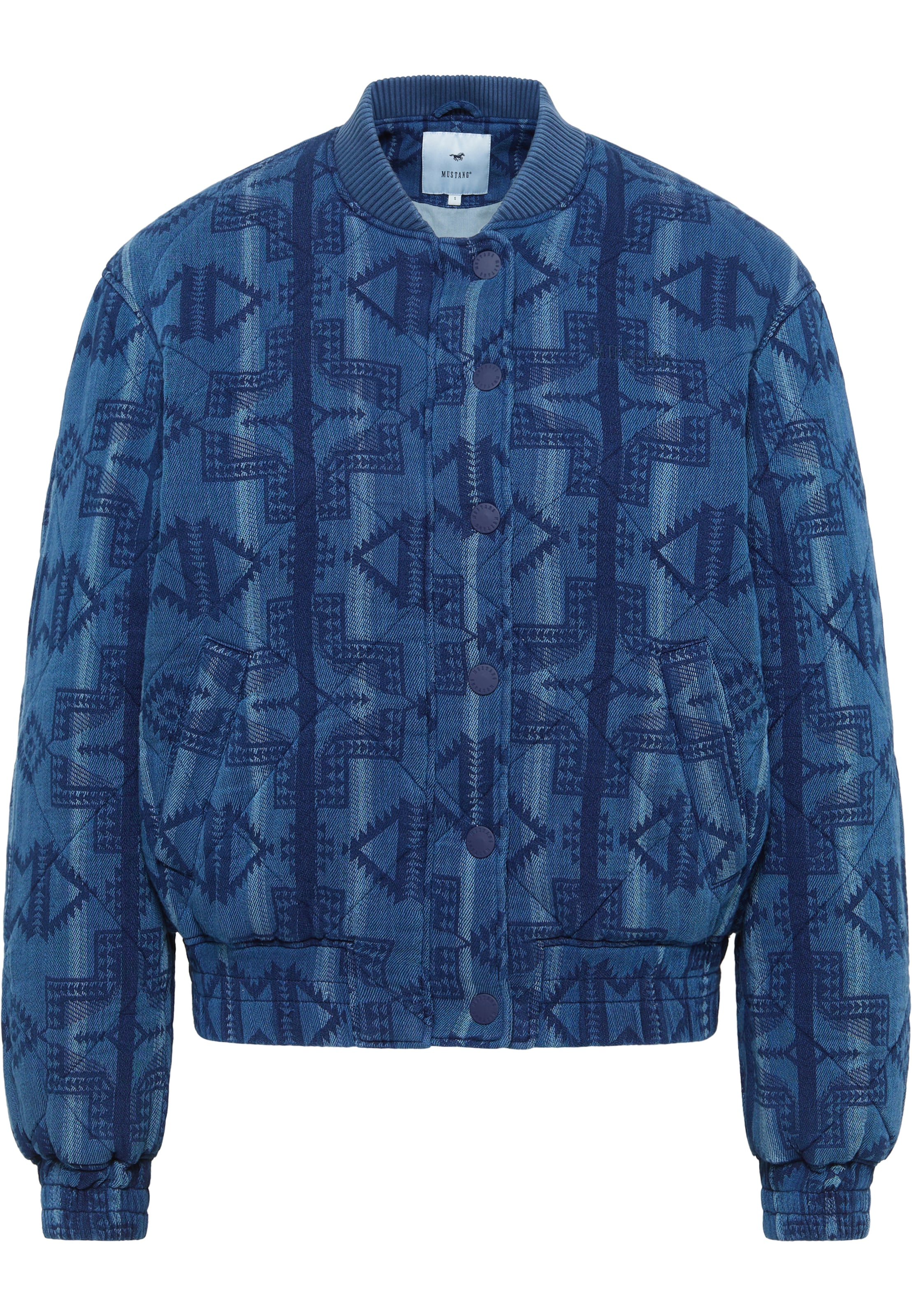 MUSTANG Between-Season Jacket 'Bouse' in Blue: front