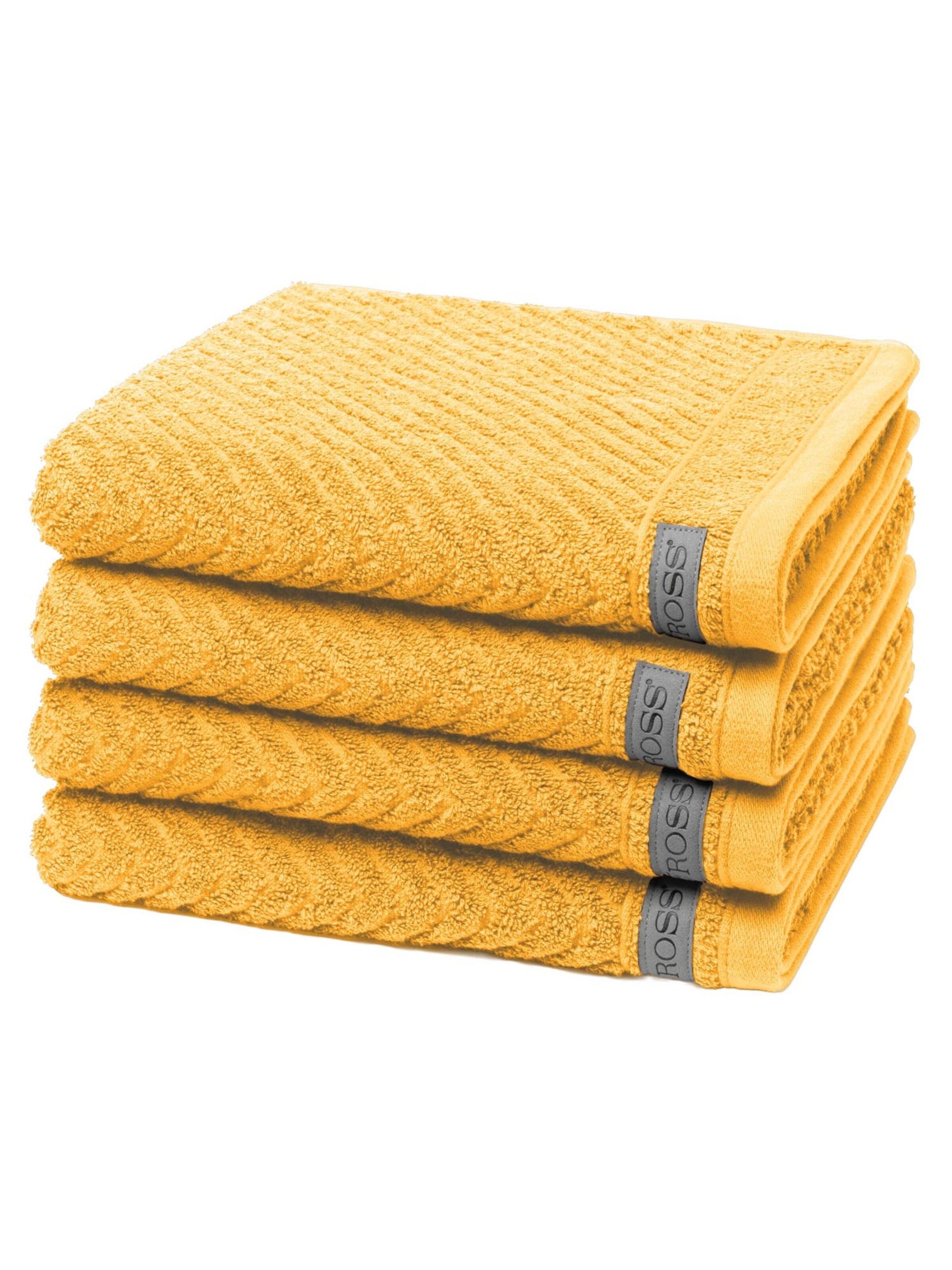 ROSS Handtuch 'Smart'‌‌‌‌‌‌‌‌‌‌ in Gelb: Vorderseite