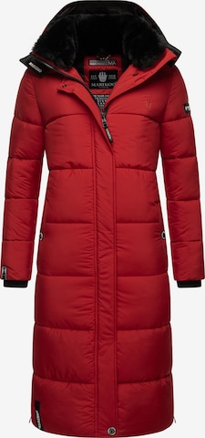 MARIKOO Winter coat in Red: front