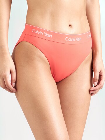 Calvin Klein Swimwear Regular Bikinihose in Pink: Vorderseite