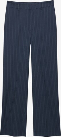 Pull&Bear Regular Pants in Blue: front