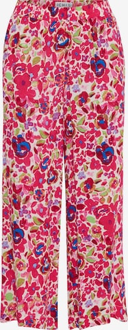 ICHI Wide leg Pants 'IHMarrakech' in Red: front