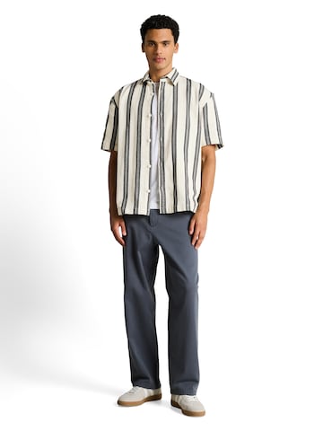 Comfort Fit Cămașă de la TOM TAILOR DENIM pe alb