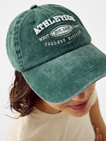 Cappello da baseball 'ATHLETICS' di Bershka in verde