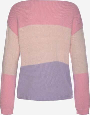 LASCANA Pullover in Pink
