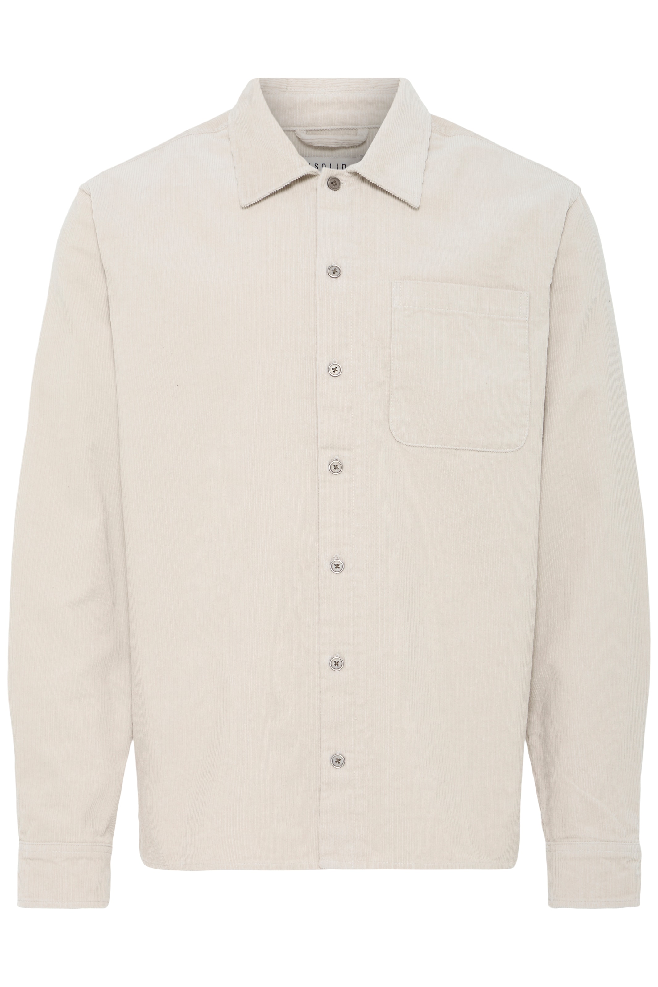 !Solid Comfort Fit Skjorte 'SDWATTS' i beige: forside