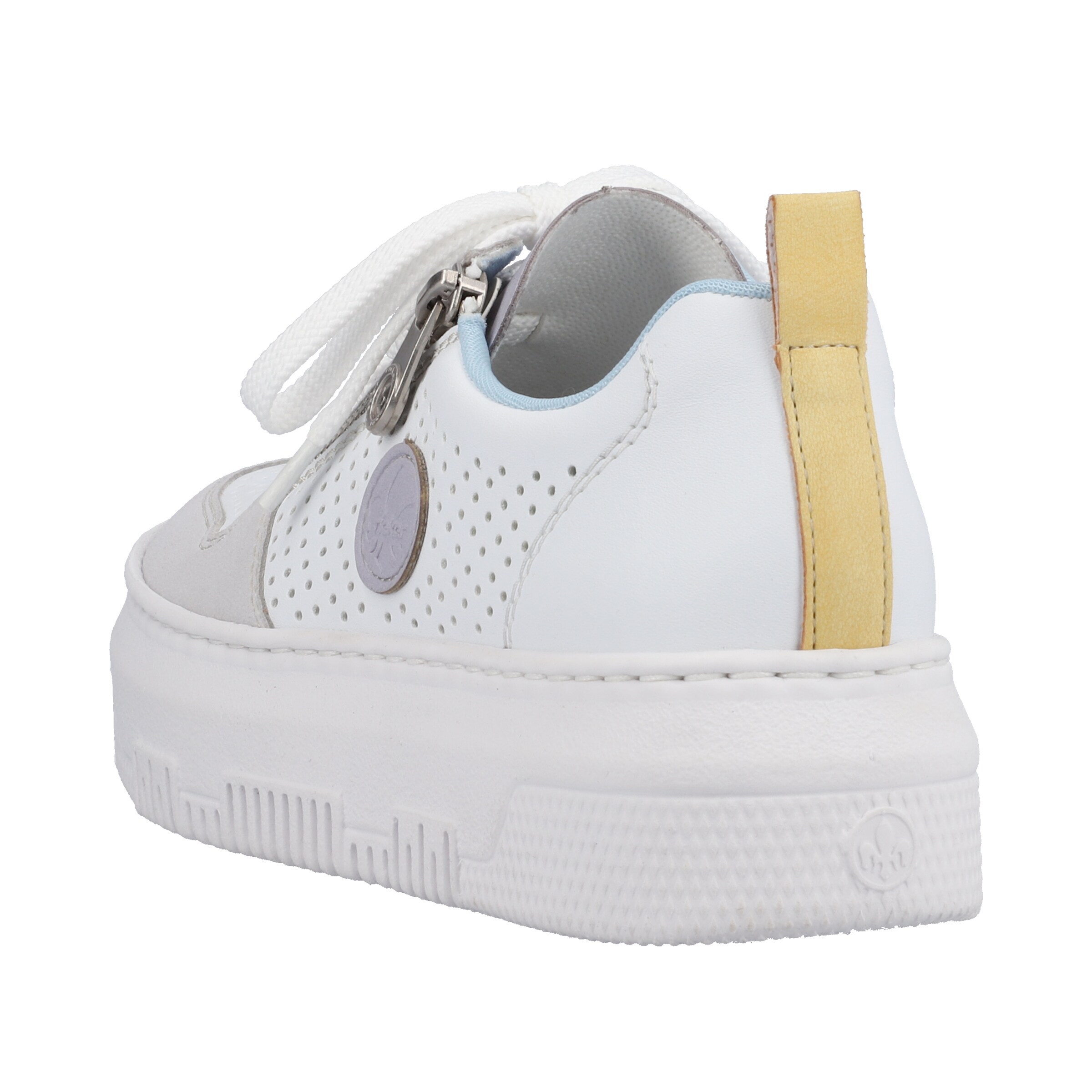 Baskets basses Rieker en blanc