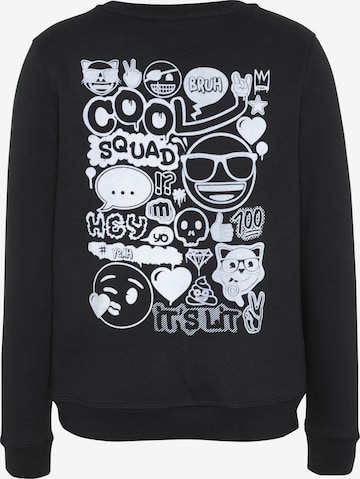 emoji Sweatshirt in Black