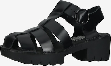 FLY LONDON Sandals in Black: front