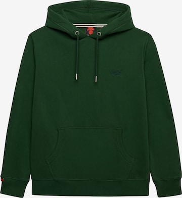 Superdry & Co Sweatshirt 'ESSENTIAL' in Groen: voorkant