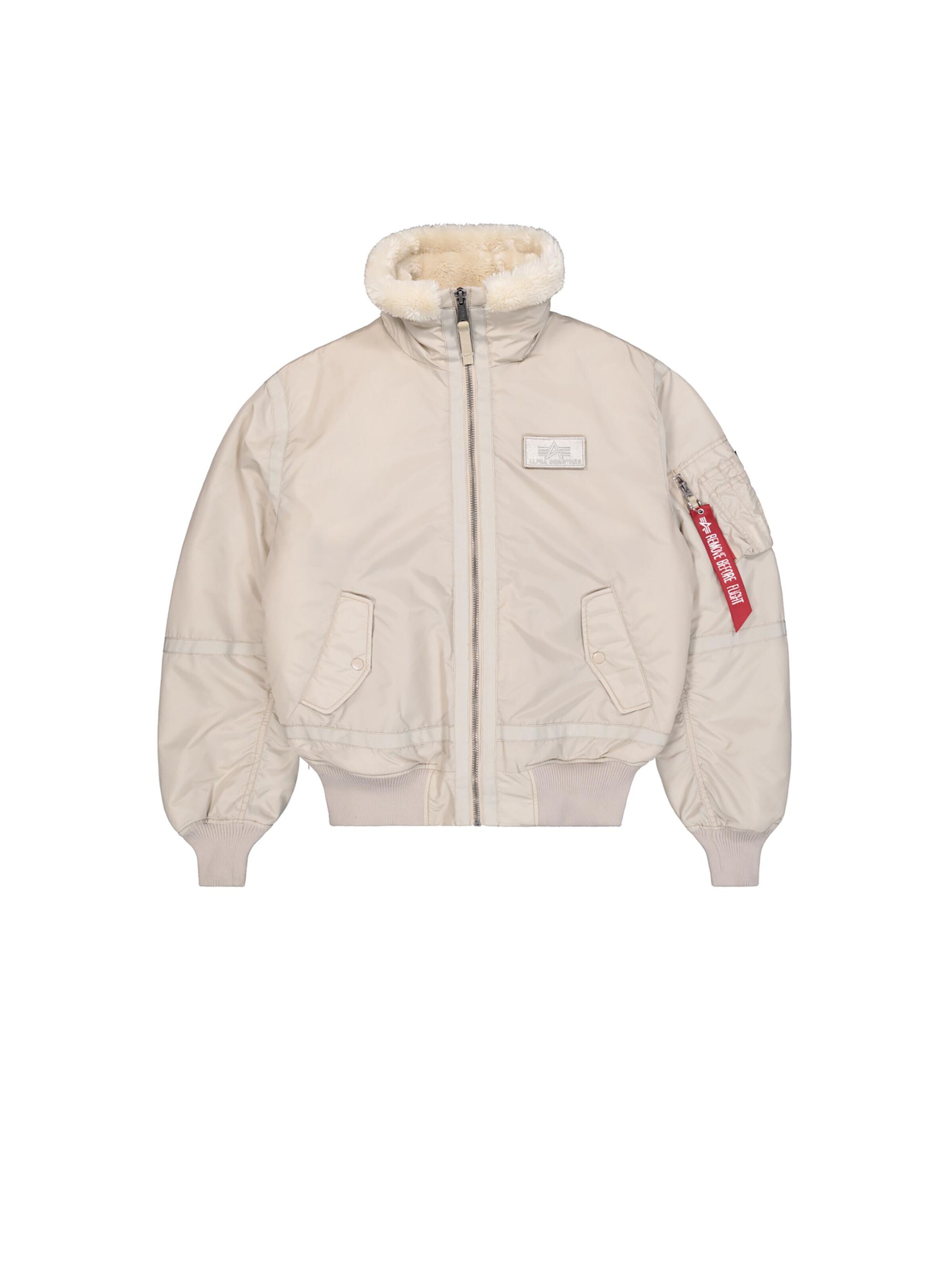 ALPHA INDUSTRIES Zimska jakna 'B15-3 TT' | bež barva: sprednja stran