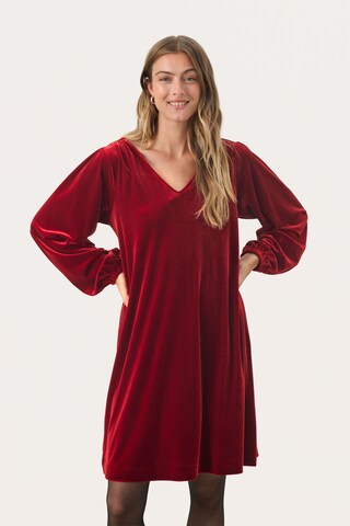 Robe 'Madi' Part Two en rouge : devant