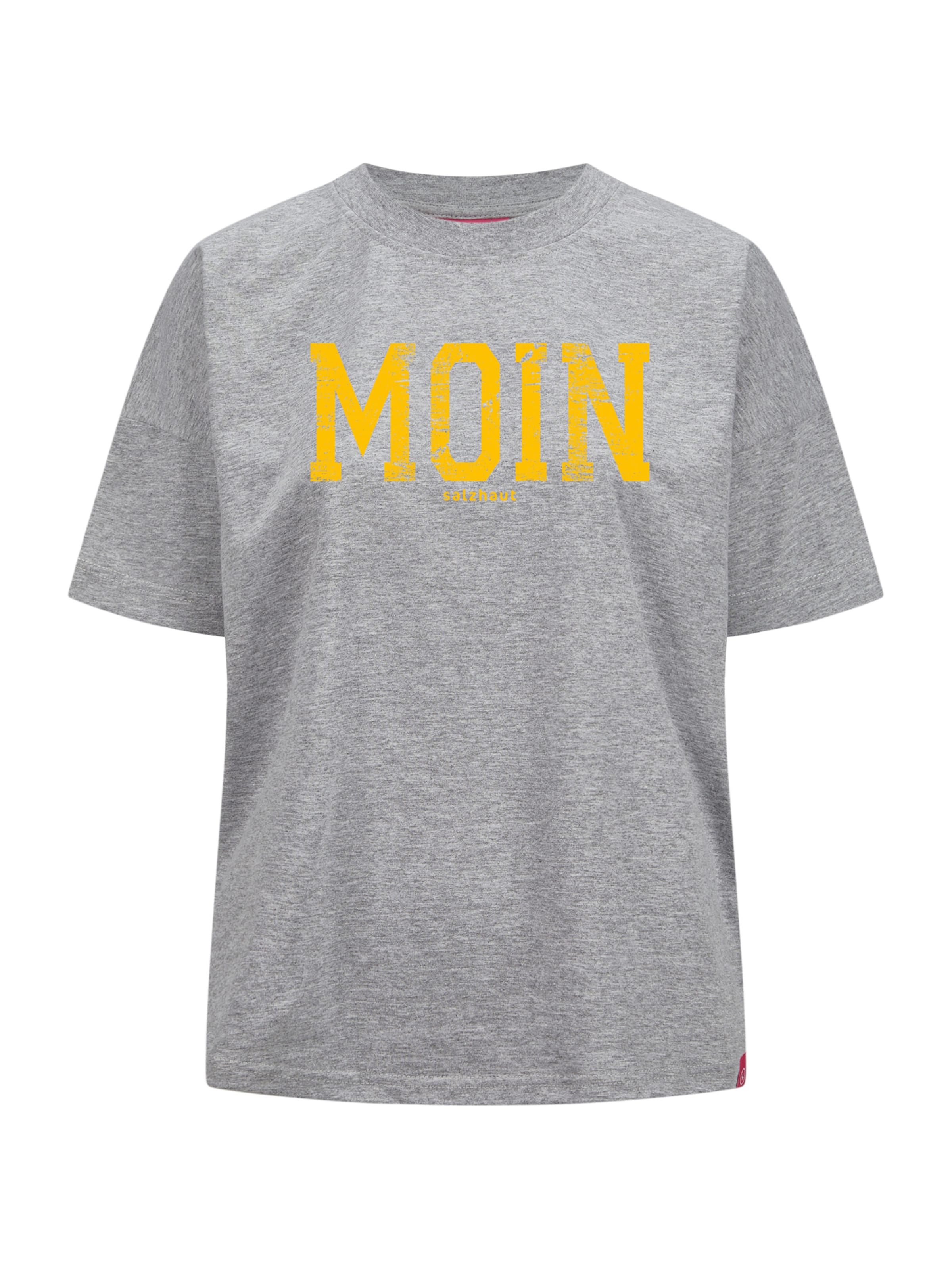 salzhaut Shirt ' LEEV-MOIN ' in Grijs: voorkant