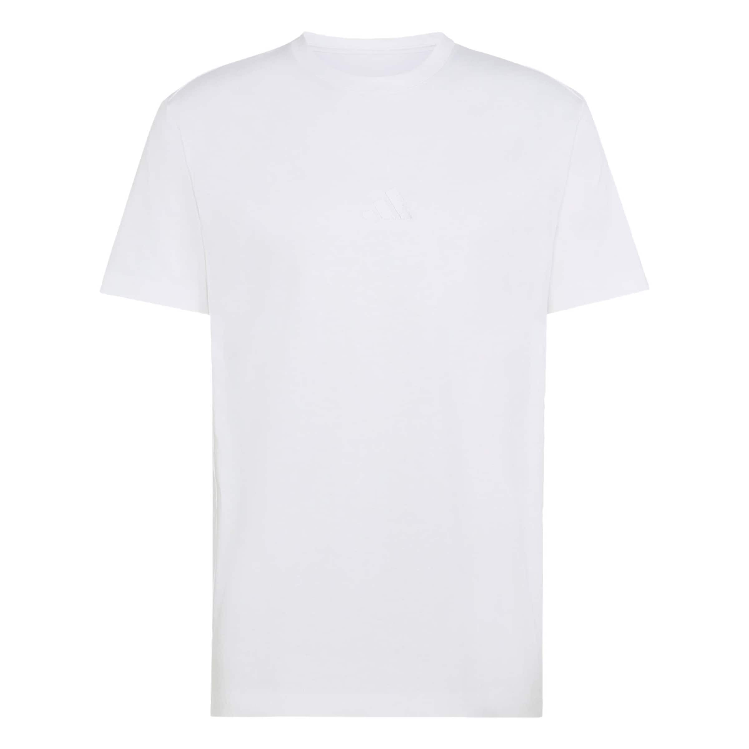 ADIDAS SPORTSWEAR - Camiseta funcional en blanco: frente