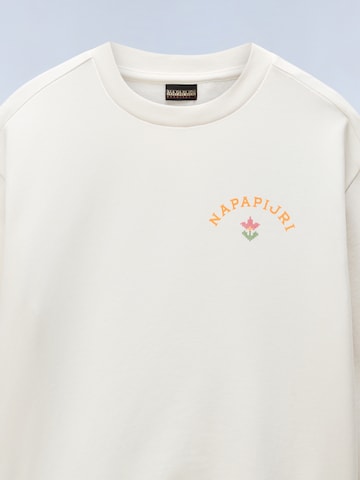 NAPAPIJRI - Sudadera 'B-Bliss' en blanco