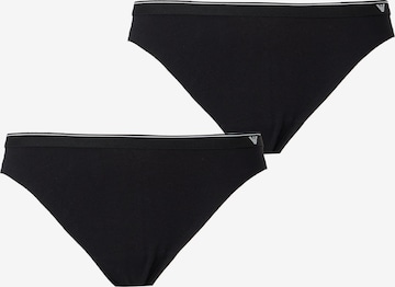 Emporio Armani String in Schwarz: Vorderseite